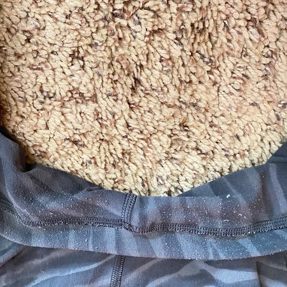 Lululemon align cropped leggings black zebra print